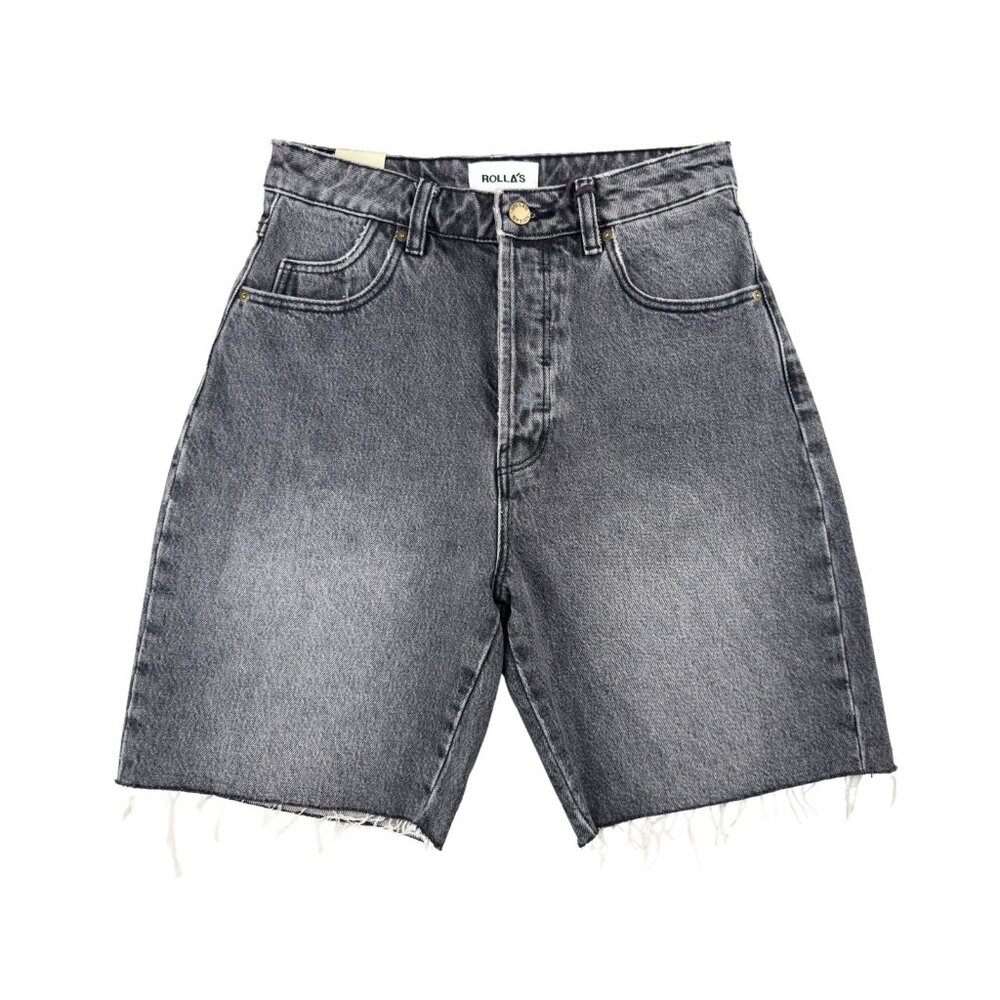 ROLLA'S Classic Cutoff Jean Shorts in 90's Black